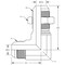 World Wide Fittings Male JIC to Male JIC Bulkhead 90 Deg. Elbow - With Locknut F5525X06X06LN - alternate 2